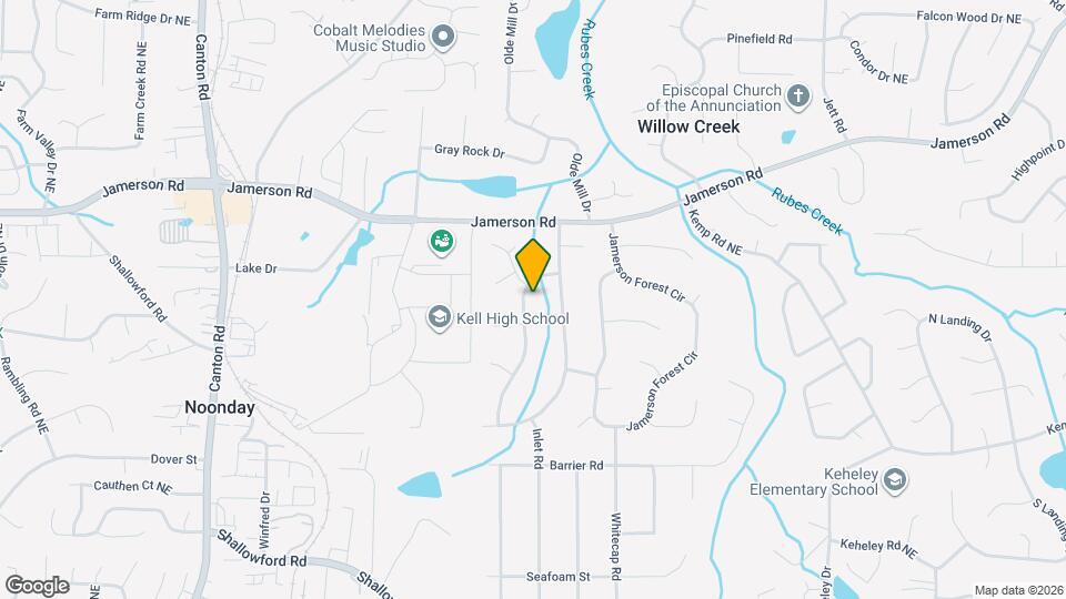 4698 Jamerson Creek Dr Map and Location Details