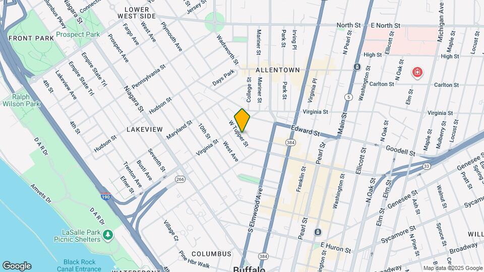 217 W Tupper St Map and Location Details