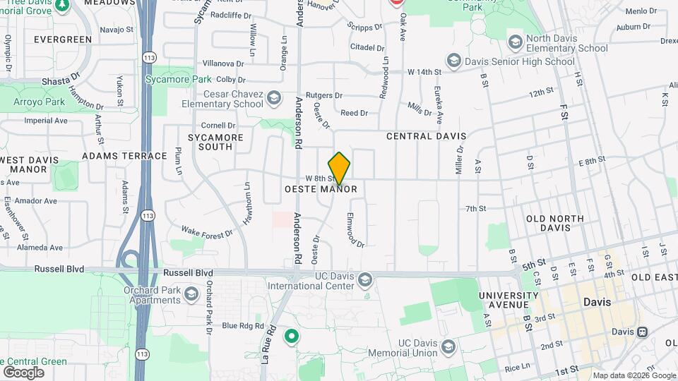 756 Oeste Dr Map and Location Details