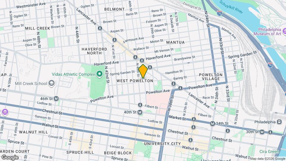 3945 Baring St, Unit 2nd Floor - B Map and Location Details