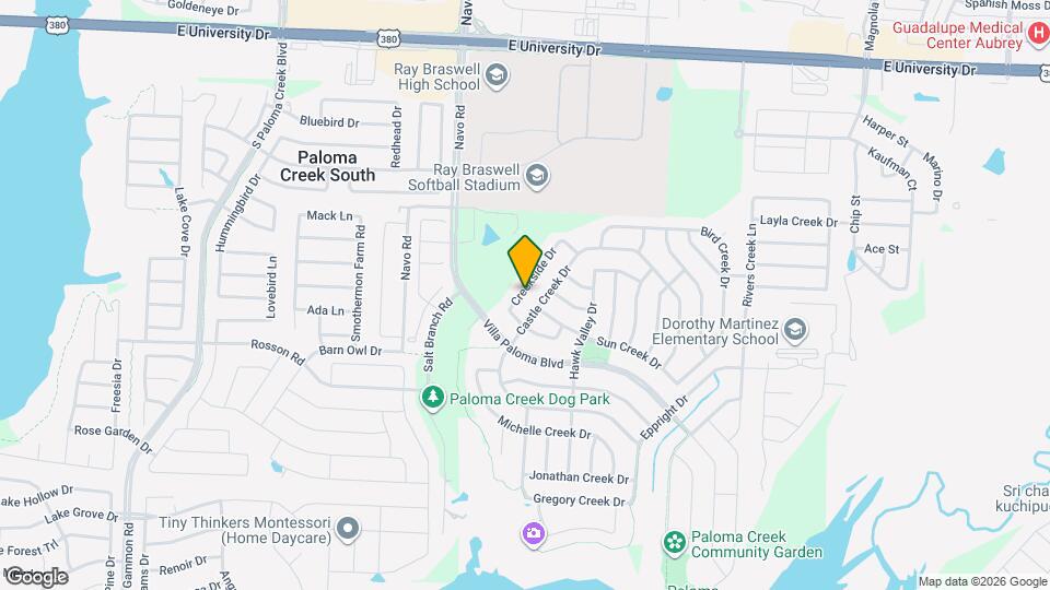 811 Creekside Dr Map and Location Details