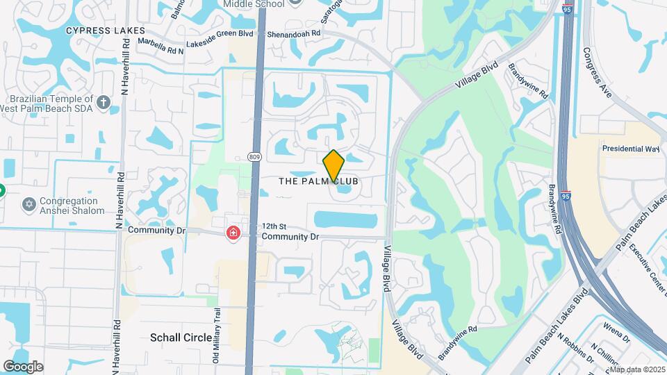 1401 Village Blvd Map and Location Details