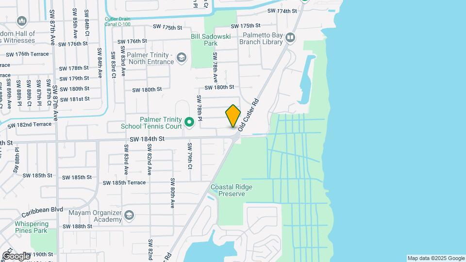 7720 SW 183rd Terrace Map and Location Details