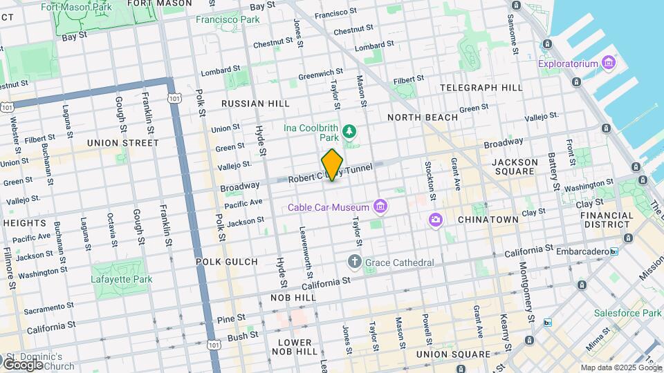 1174 Pacific Ave Map and Location Details