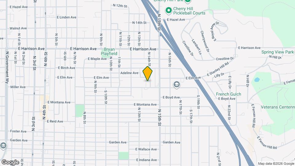 1013 N 14th St Map and Location Details