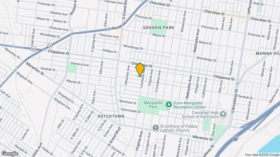 3407 Keokuk St Mapa y Detalles de la Ubicación