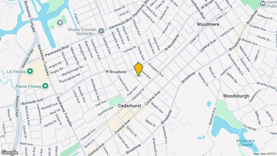 240 Oakwood Ave Map and Location Details