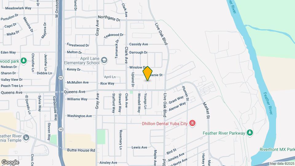 Live Oak Apartments Map and Location Details