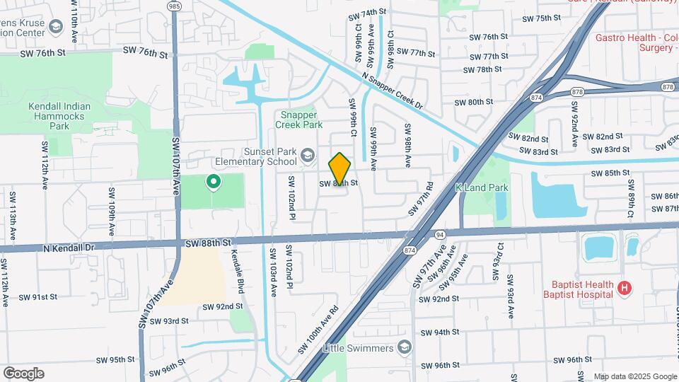 10015 SW 85th Terrace Map and Location Details