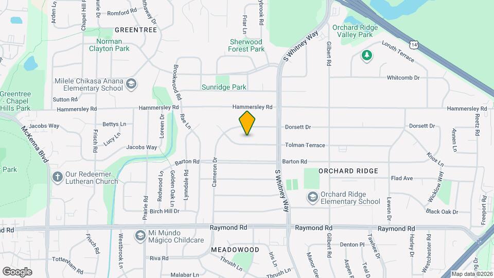 5806 Tolman Terrace Map and Location Details