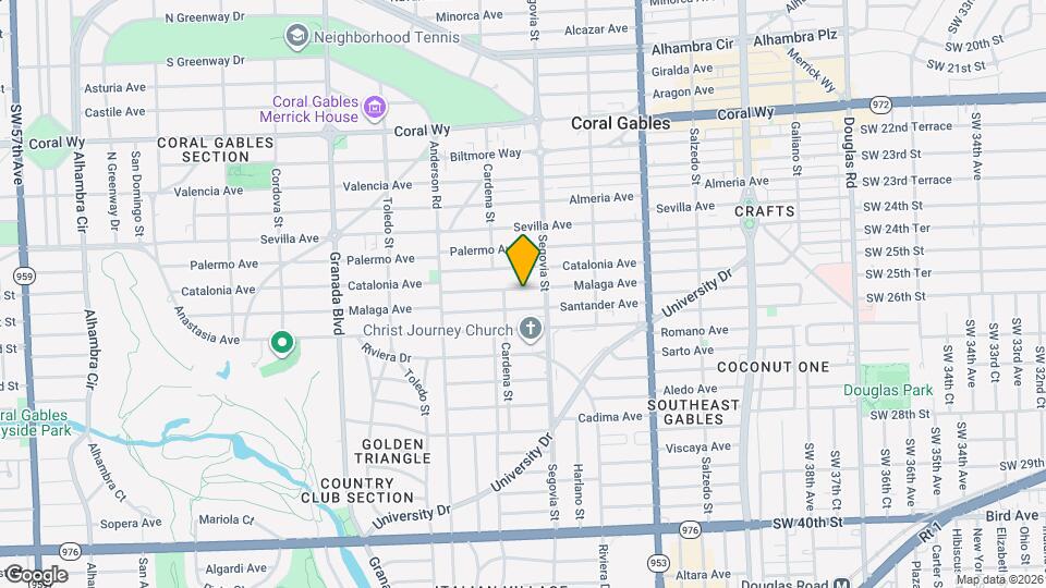 622 Malaga Ave Map and Location Details