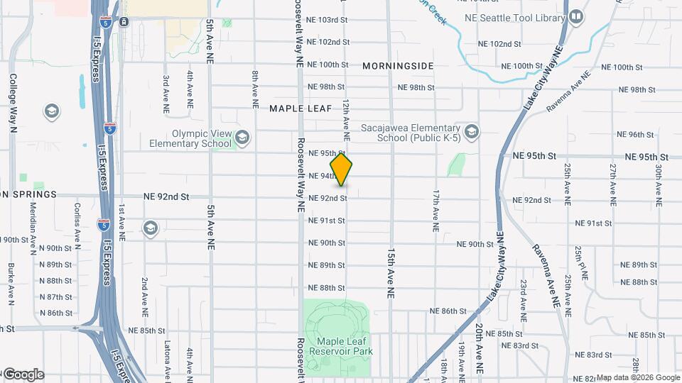 9207 12th Ave NE Map and Location Details