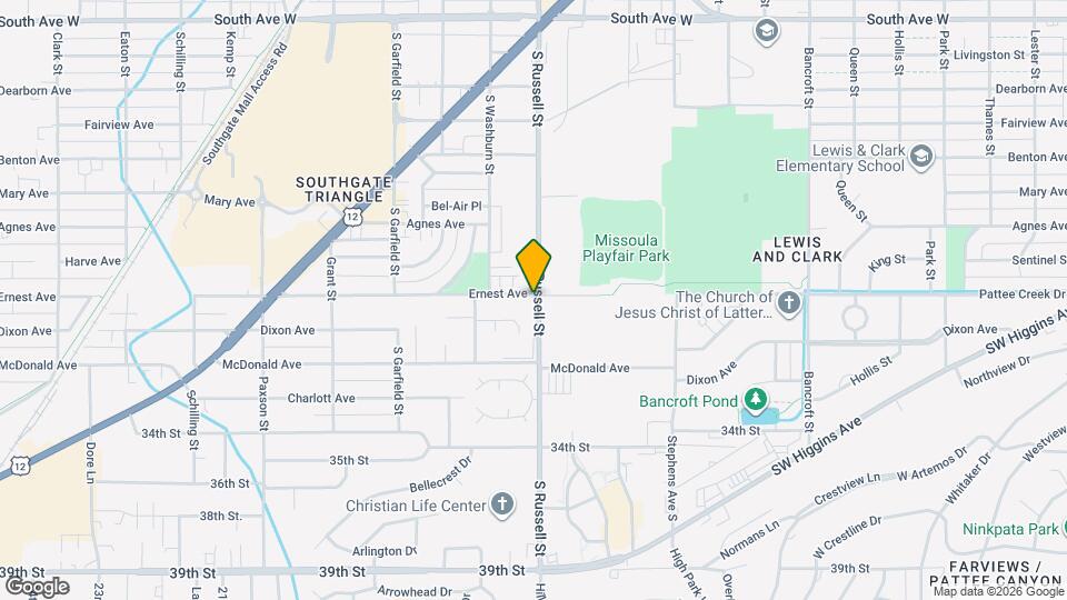 3205 S Russell St Map and Location Details