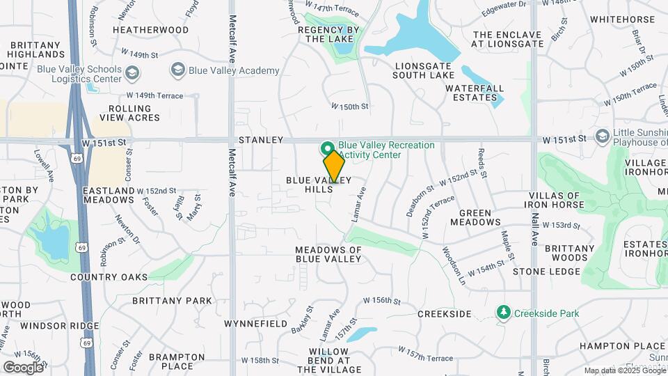 6642 W 152nd St Map and Location Details