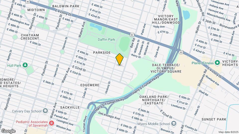 1513 E 49th St Mapa y Detalles de la Ubicación