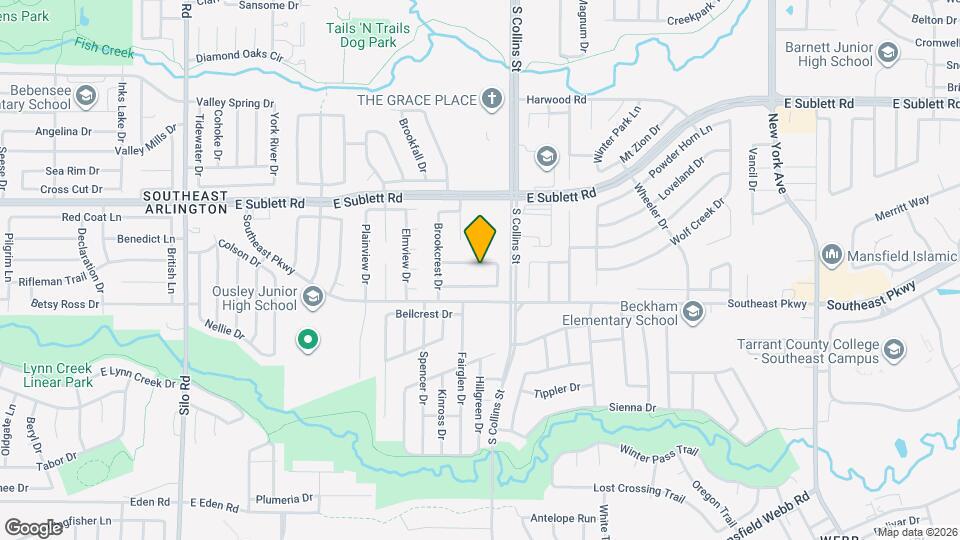 1218 Brooklawn Dr Map and Location Details