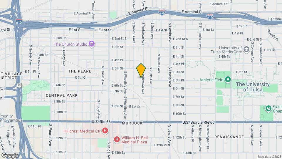 540 S Yorktown Ave Map and Location Details