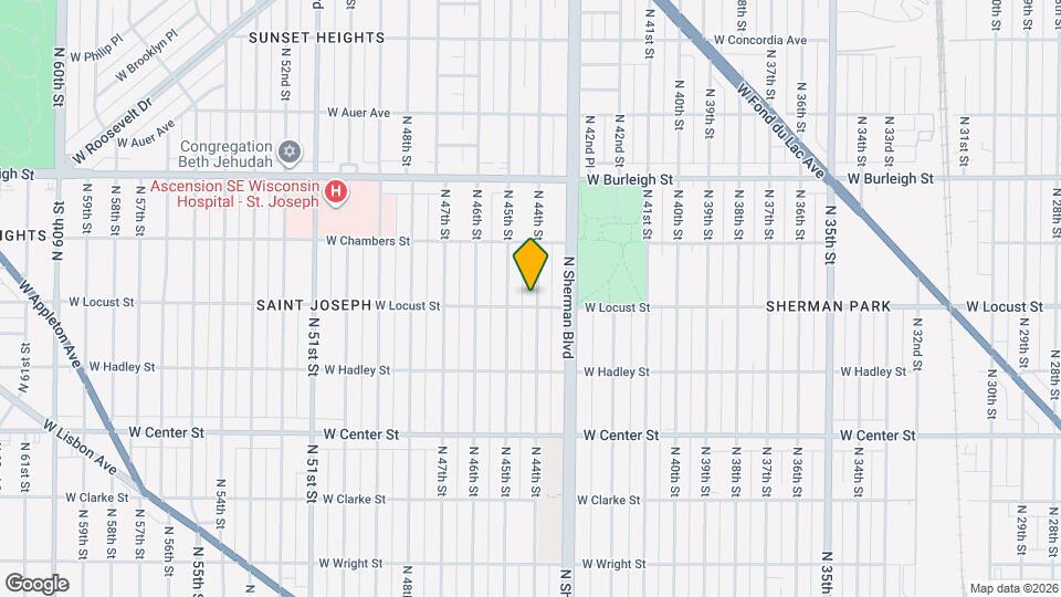 2907#2909 North 44th Street, 53210; #1588012 - 1588012 Mapa y Detalles de la Ubicación