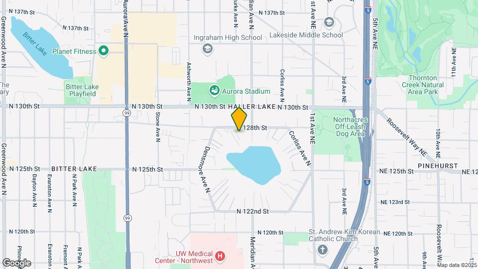 1745 N 128th St Map and Location Details