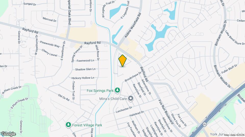 2614 Spring Bend Dr Map and Location Details