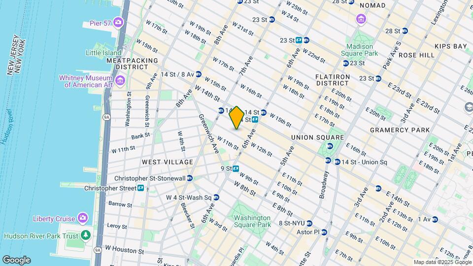 127 W 12th St Mapa y Detalles de la Ubicación