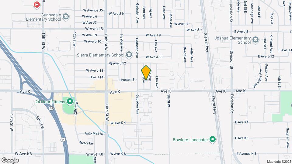 43628 Fern Ave Map and Location Details