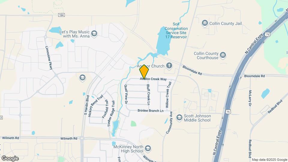 2509 Avalon Creek Way Map and Location Details