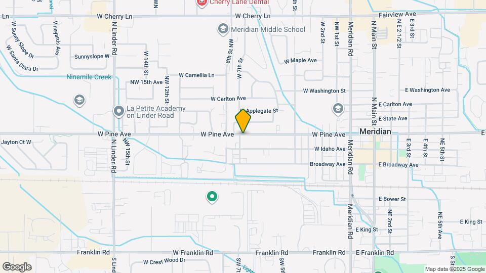 830 W 7th St Map and Location Details