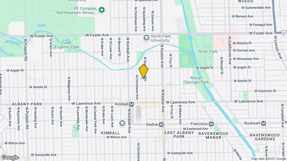 4914 N Spaulding Ave Map and Location Details