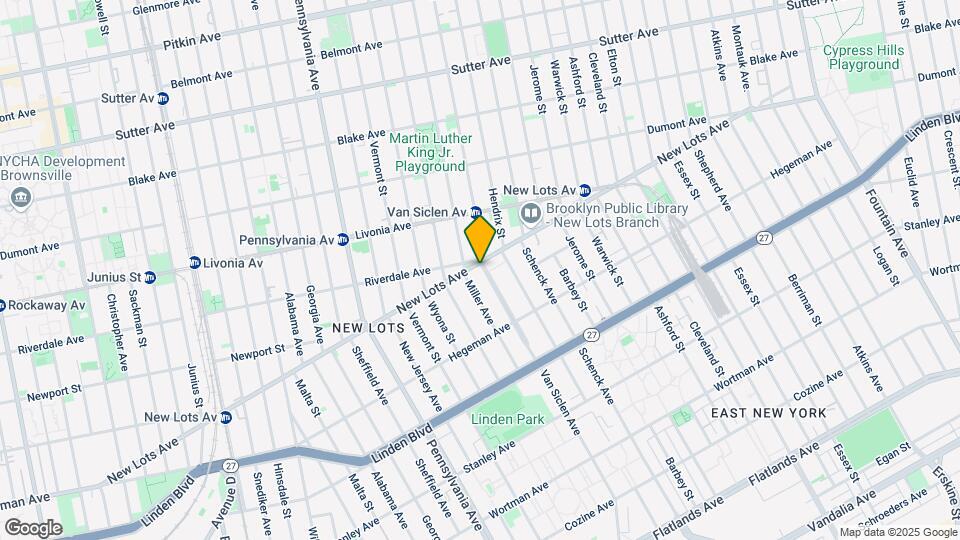 542 New Lots Ave Mapa y Detalles de la Ubicación