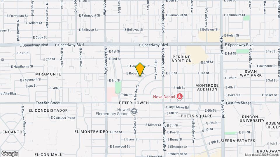 809 N Irving Cir Map and Location Details