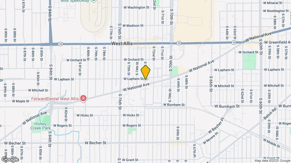 1607 S 73rd St Map and Location Details