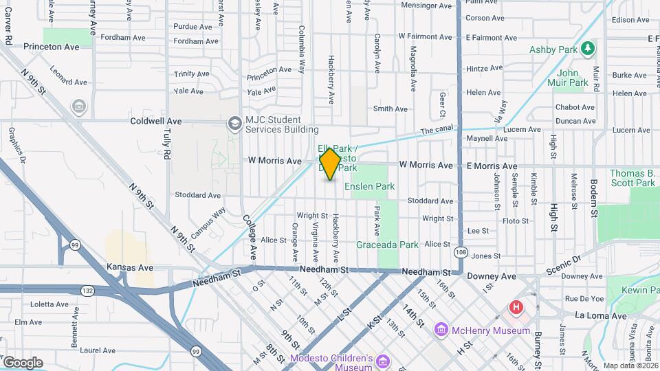 417 Hackberry Ave Mapa y Detalles de la Ubicación