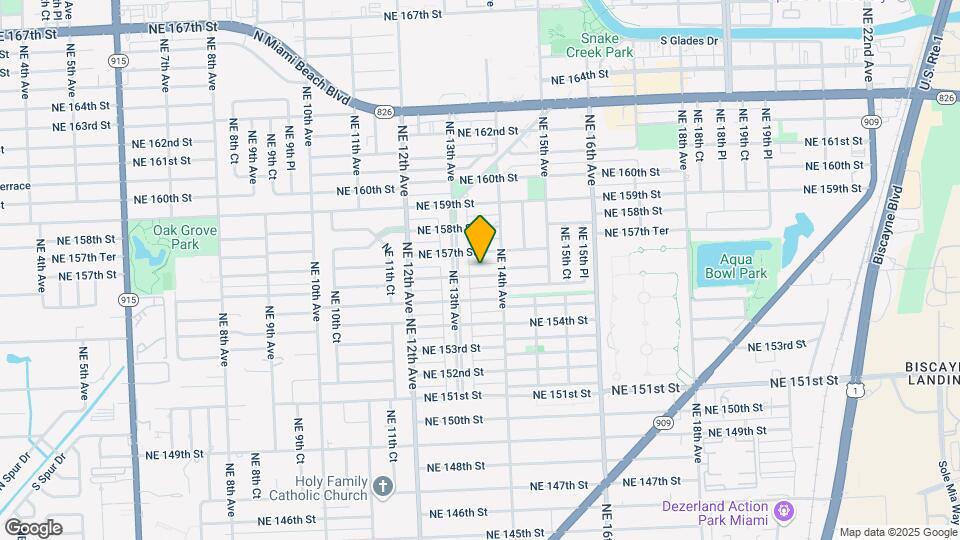 1351 NE 156th St Map and Location Details