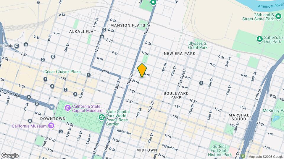 717 17th St Map and Location Details