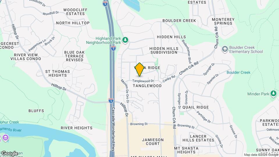 850 Tanglewood Dr Map and Location Details