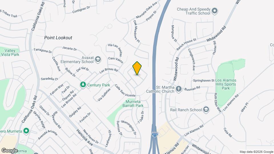 24555 Camino Meridiana Map and Location Details