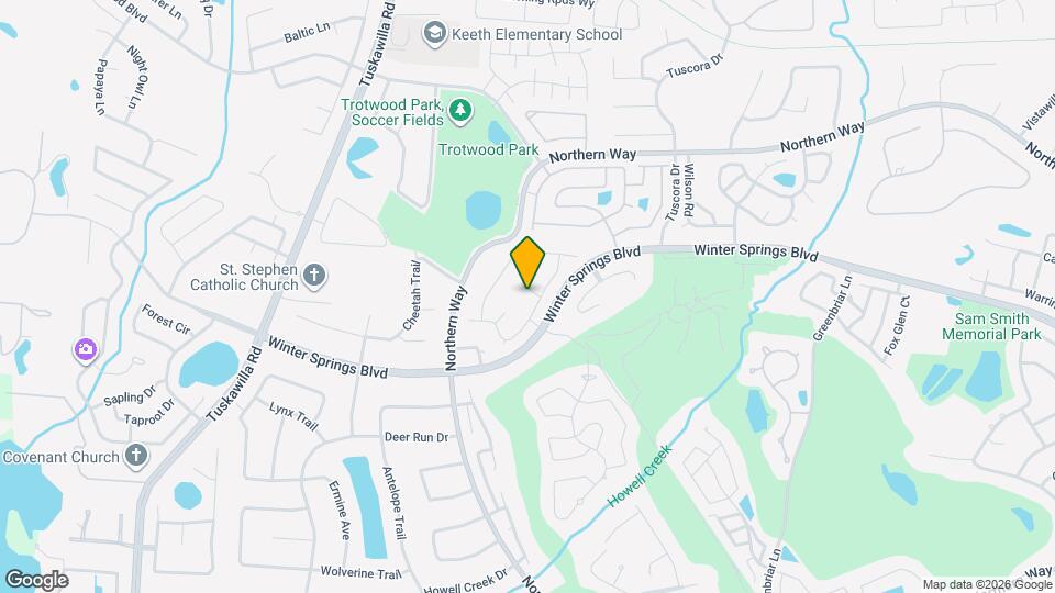 405 Flatwood Dr Mapa y Detalles de la Ubicación