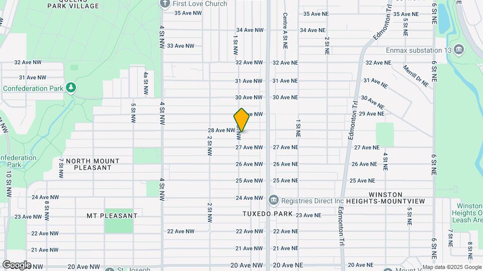139 28 Av NW Map and Location Details