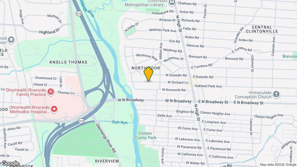 211 W Orchard Ln Map and Location Details