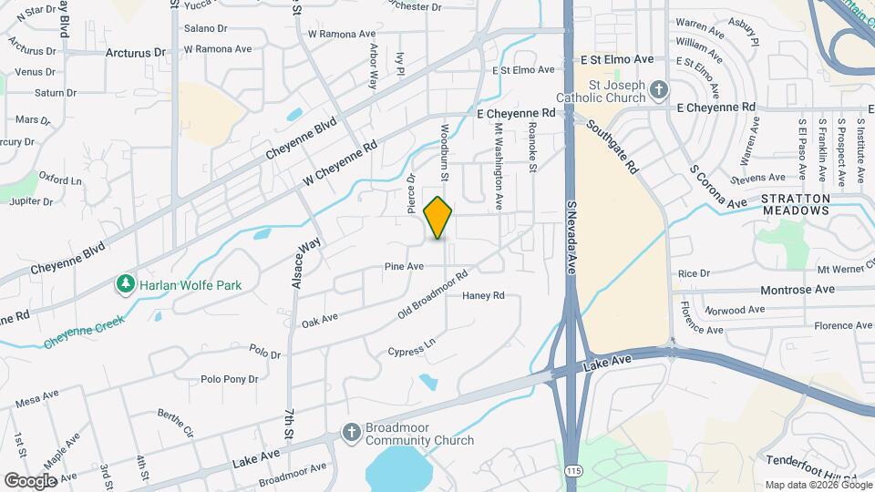 2212 Woodburn St Mapa y Detalles de la Ubicación