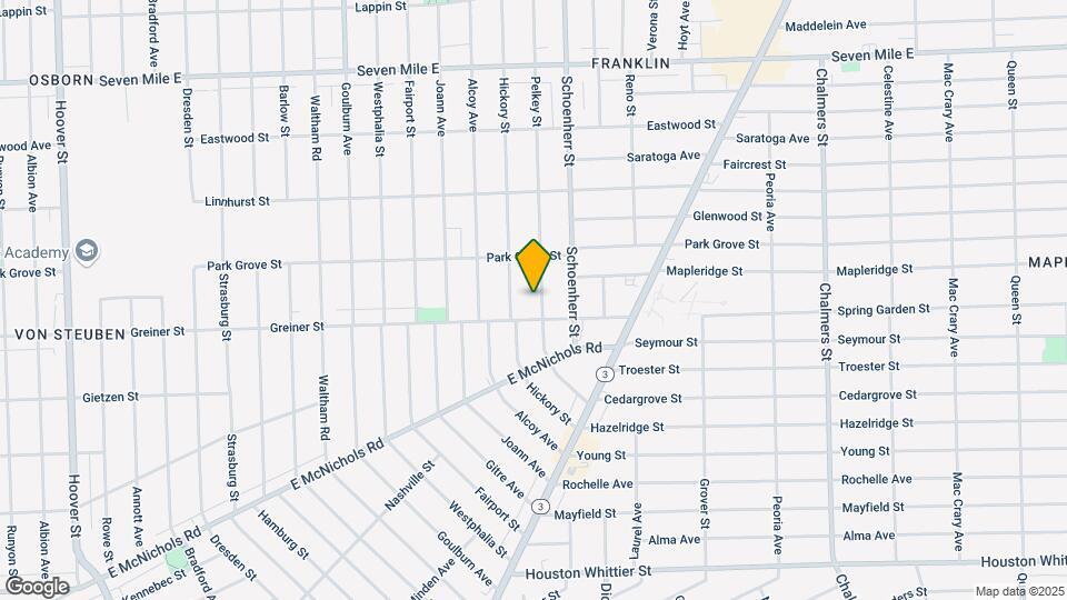 18037 Pelkey St Map and Location Details