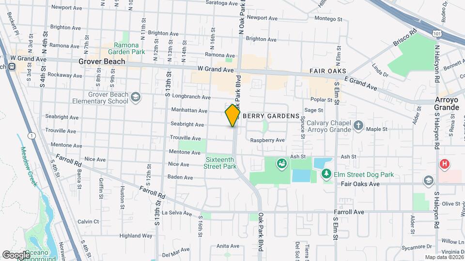 1796 Seabright Ave Map and Location Details