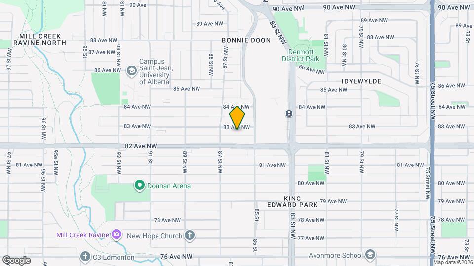 8529-8583 83 Ave NW Map and Location Details