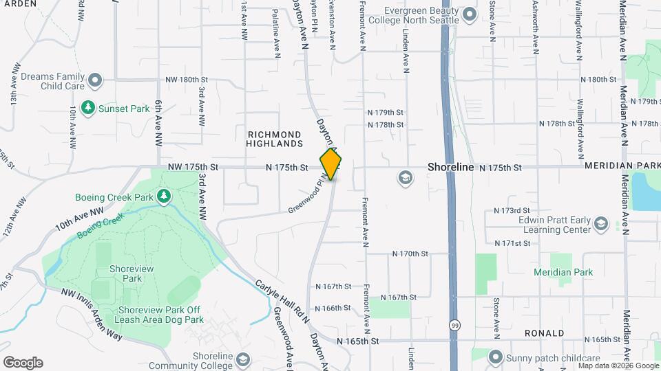 17305 Dayton Ave Map and Location Details