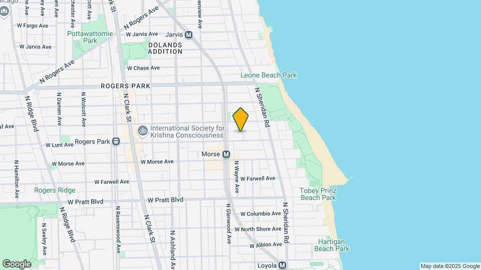 1322 W Lunt Ave, Unit 206 Map and Location Details