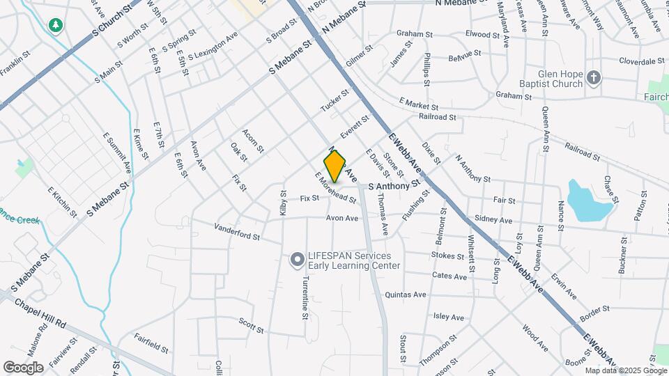 531 S Anthony St Map and Location Details