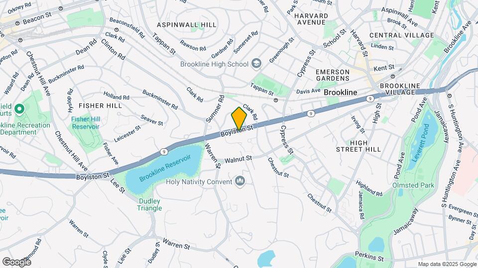 440 Boylston St, Unit 2-bed 1- bath Map and Location Details
