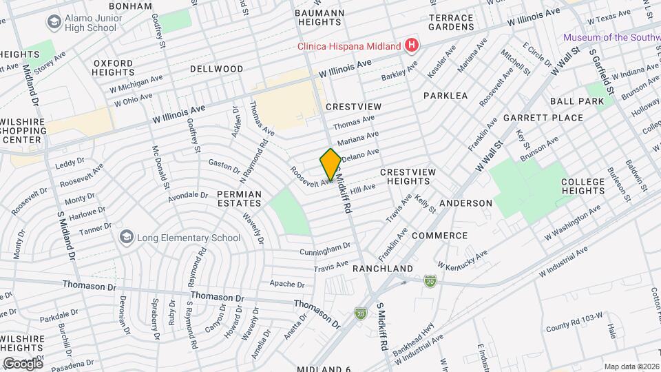 3305 Roosevelt Dr Map and Location Details