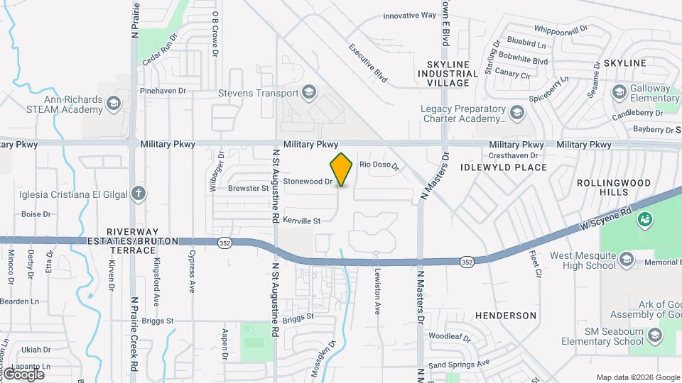3408 Poplar Springs Ln Map and Location Details